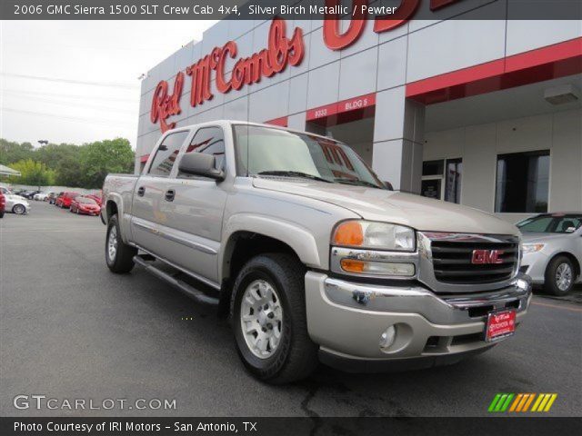 2006 GMC Sierra 1500 SLT Crew Cab 4x4 in Silver Birch Metallic