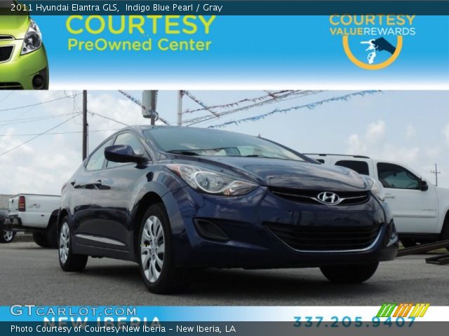2011 Hyundai Elantra GLS in Indigo Blue Pearl