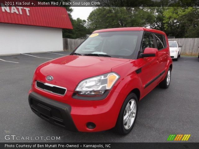 2011 Kia Soul + in Molten Red