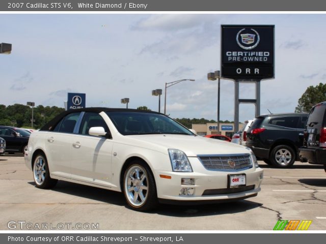 2007 Cadillac STS V6 in White Diamond