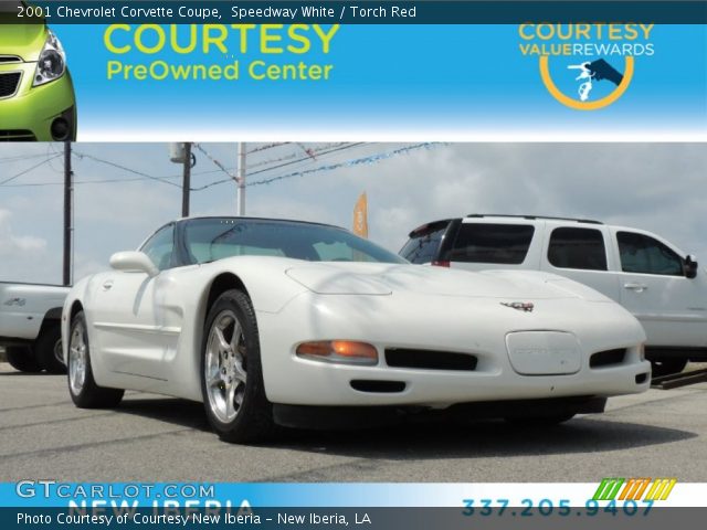 2001 Chevrolet Corvette Coupe in Speedway White