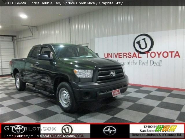 2011 Toyota Tundra Double Cab in Spruce Green Mica