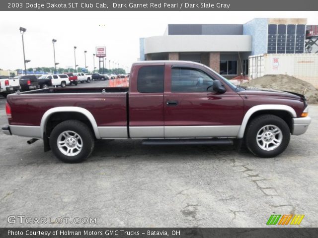 2003 Dodge Dakota SLT Club Cab in Dark Garnet Red Pearl