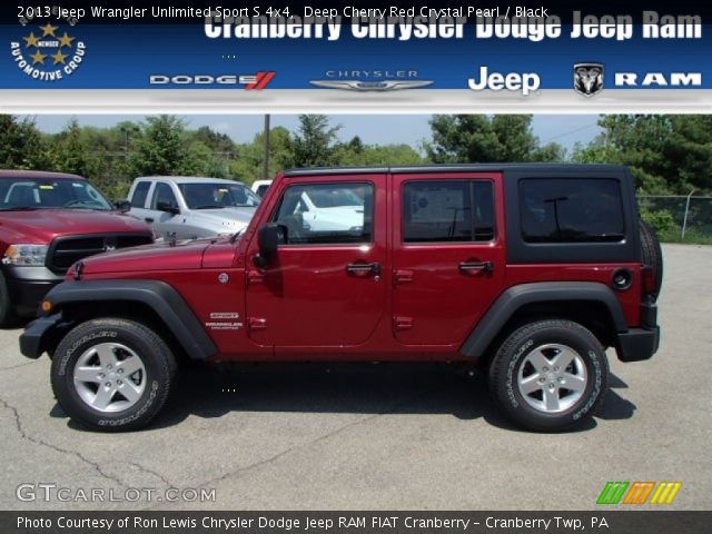 Deep cherry red jeep wrangler unlimited #2