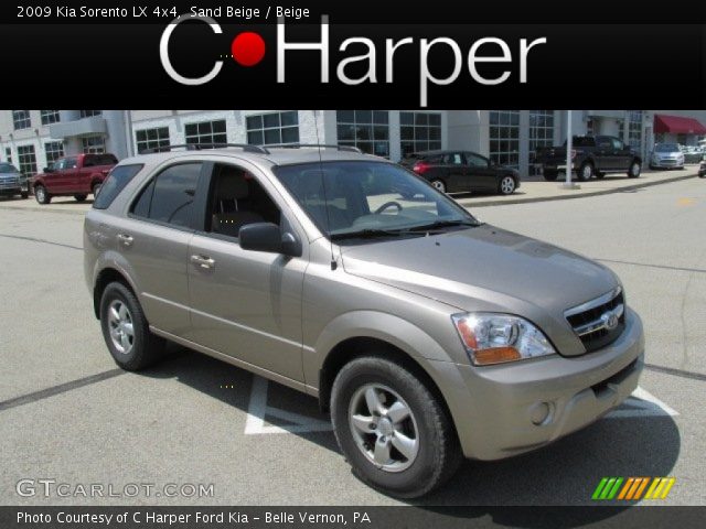 2009 Kia Sorento LX 4x4 in Sand Beige