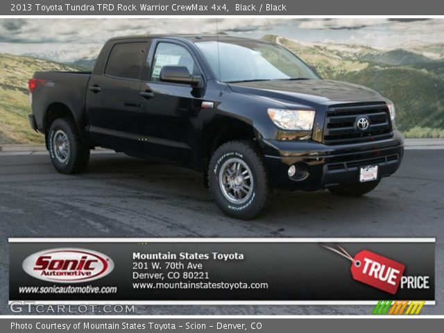 2013 Toyota Tundra TRD Rock Warrior CrewMax 4x4 in Black