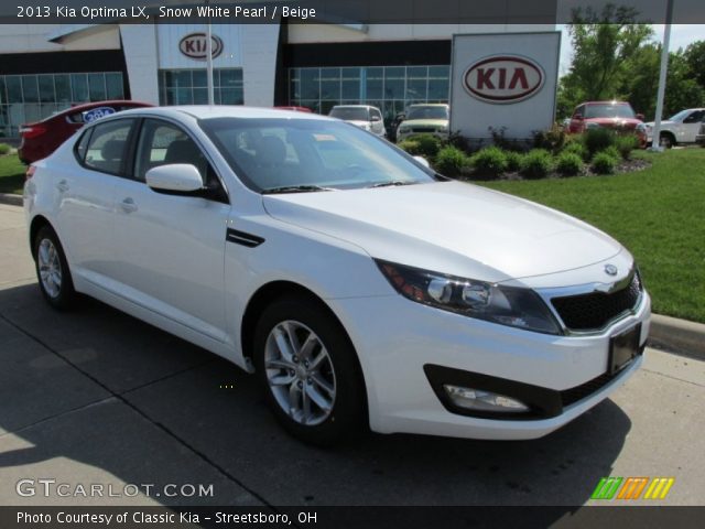 2013 Kia Optima LX in Snow White Pearl