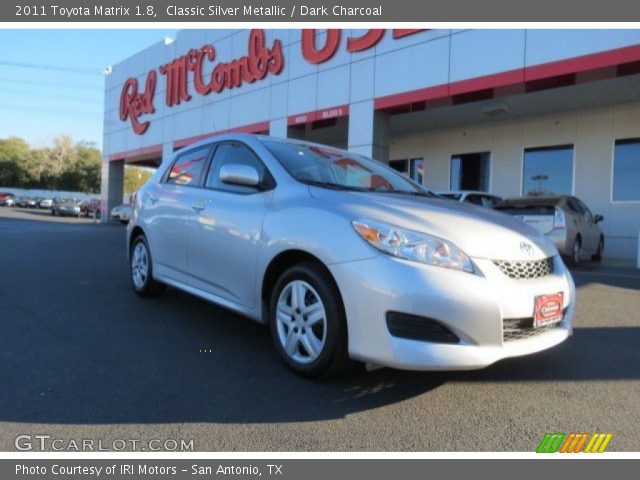 2011 Toyota Matrix 1.8 in Classic Silver Metallic