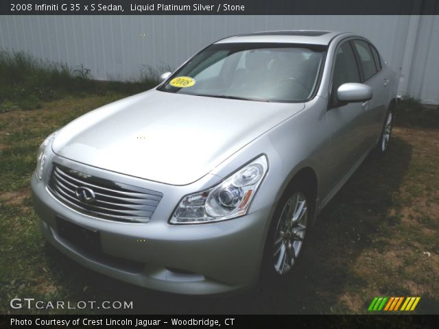 2008 Infiniti G 35 x S Sedan in Liquid Platinum Silver