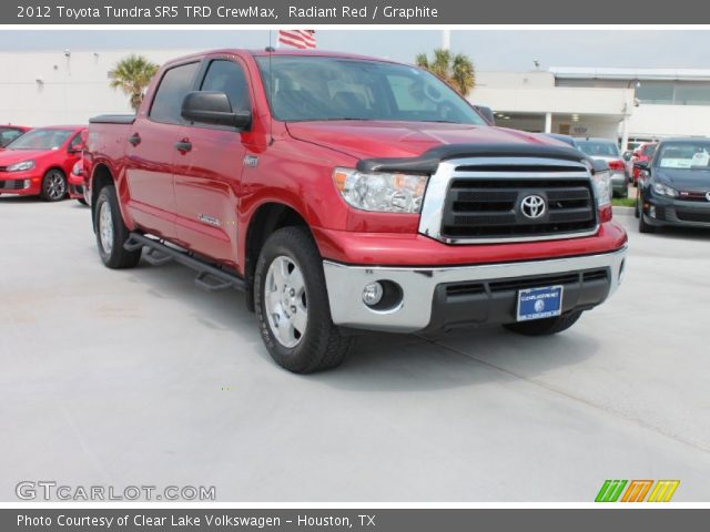 2012 Toyota Tundra SR5 TRD CrewMax in Radiant Red