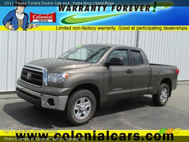 2011 Toyota Tundra Double Cab 4x4 in Pyrite Mica