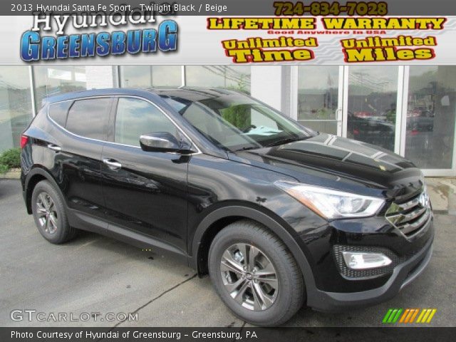 2013 Hyundai Santa Fe Sport in Twilight Black