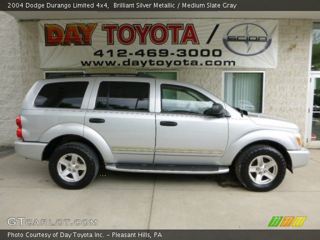 2004 Dodge Durango Limited 4x4 in Brilliant Silver Metallic