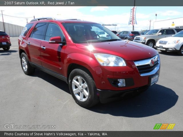 2007 Saturn Outlook XR in Red Jewel