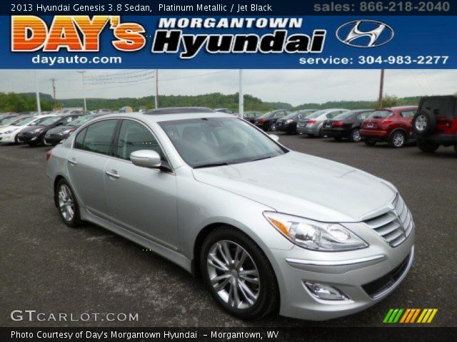 2013 Hyundai Genesis 3.8 Sedan in Platinum Metallic