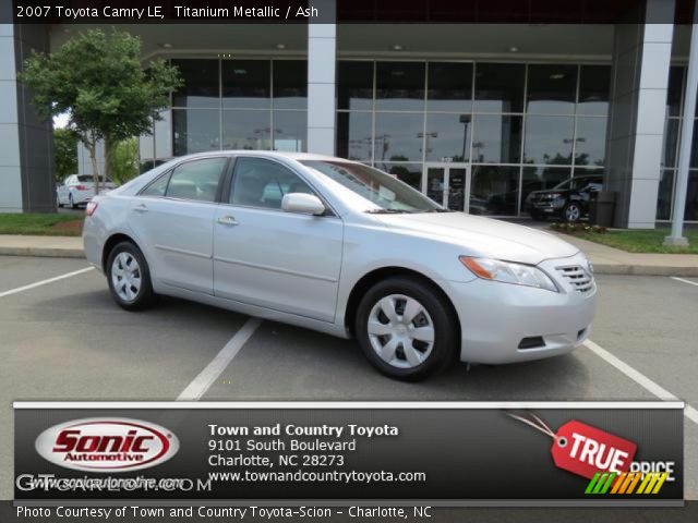 2007 Toyota Camry LE in Titanium Metallic