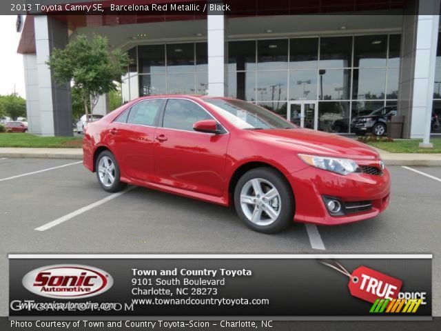 2013 Toyota Camry SE in Barcelona Red Metallic