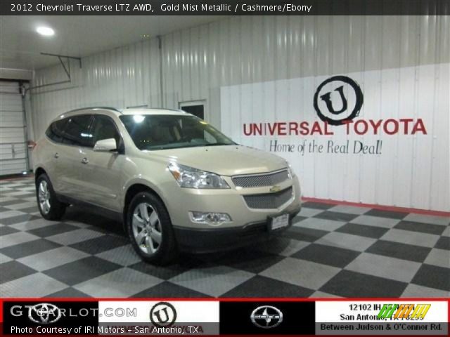2012 Chevrolet Traverse LTZ AWD in Gold Mist Metallic