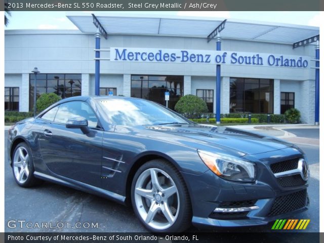 2013 Mercedes-Benz SL 550 Roadster in Steel Grey Metallic