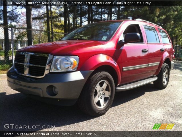 2008 Dodge Durango Adventurer 4x4 in Inferno Red Crystal Pearl