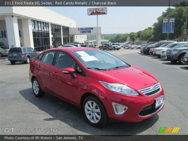 2012 Ford Fiesta SEL Sedan in Red Candy Metallic