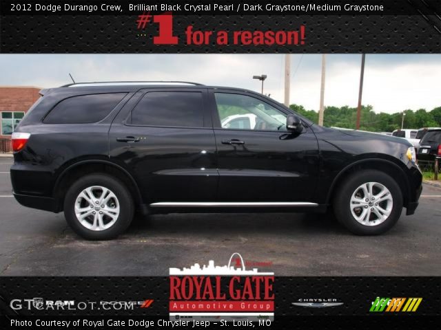 2012 Dodge Durango Crew in Brilliant Black Crystal Pearl