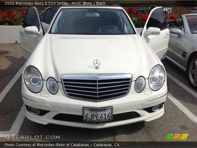2009 Mercedes-Benz E 550 Sedan in Arctic White