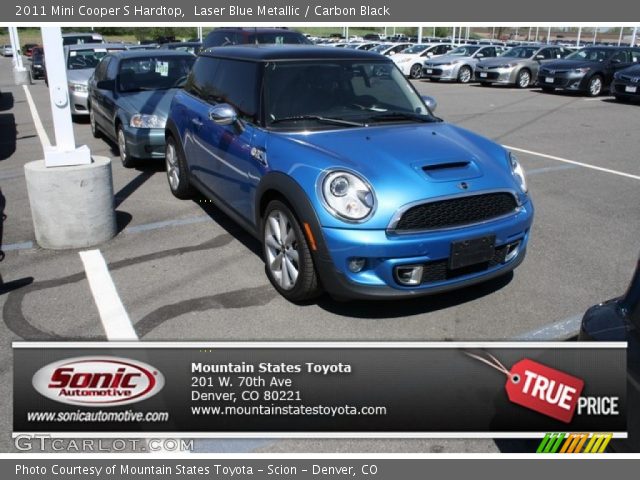 2011 Mini Cooper S Hardtop in Laser Blue Metallic