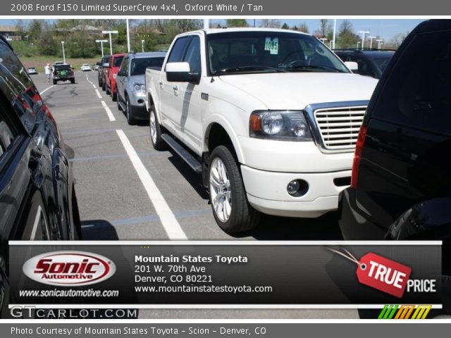 2008 Ford F150 Limited SuperCrew 4x4 in Oxford White
