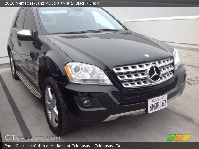 2010 Mercedes-Benz ML 350 4Matic in Black