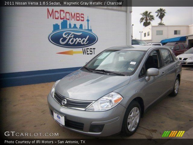 2011 Nissan Versa 1.8 S Sedan in Magnetic Gray Metallic