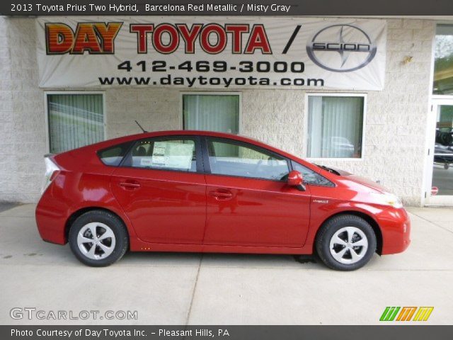 2013 Toyota Prius Two Hybrid in Barcelona Red Metallic