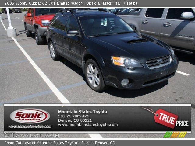 2005 Subaru Outback 2.5XT Limited Wagon in Obsidian Black Pearl