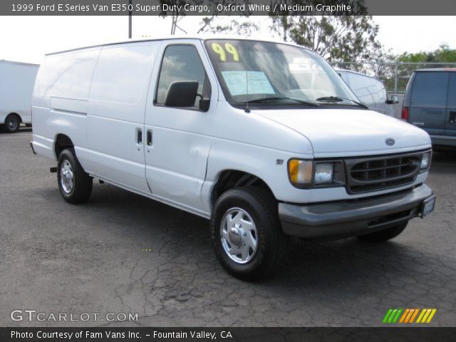 1999 Ford E Series Van E350 Super Duty Cargo in Oxford White