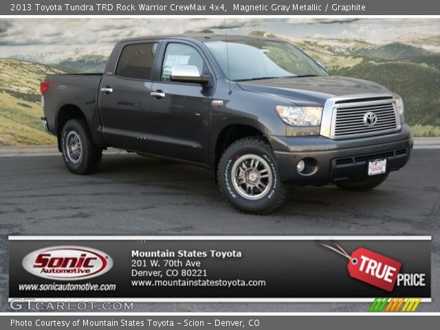 2013 Toyota Tundra TRD Rock Warrior CrewMax 4x4 in Magnetic Gray Metallic