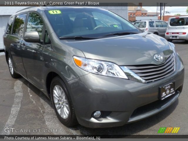 2011 Toyota Sienna XLE in Cypress Green Pearl