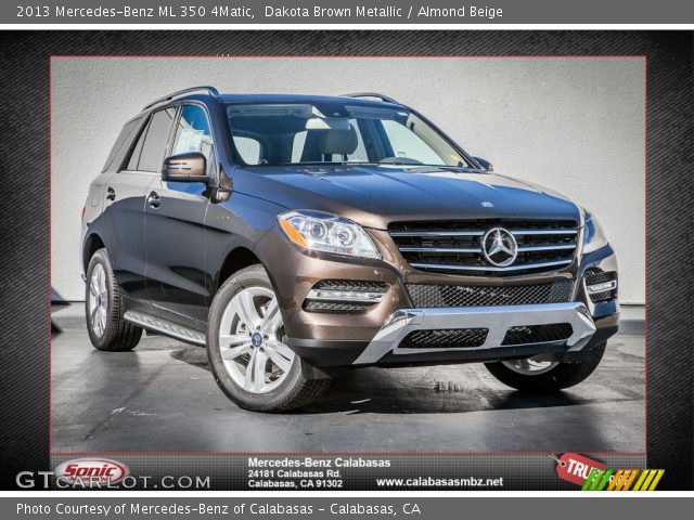 2013 Mercedes-Benz ML 350 4Matic in Dakota Brown Metallic