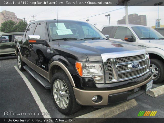 2011 Ford F150 King Ranch SuperCrew in Ebony Black