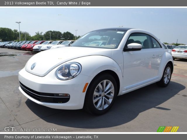 2013 Volkswagen Beetle TDI in Candy White