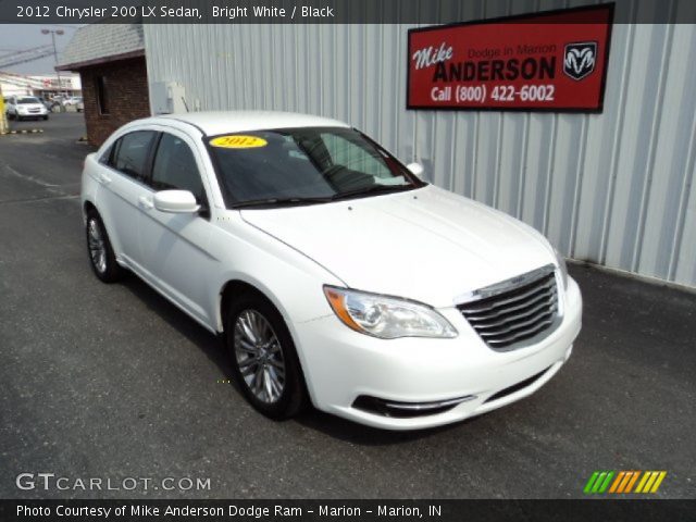2012 Chrysler 200 LX Sedan in Bright White