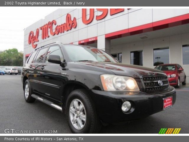 2002 Toyota Highlander Limited in Black