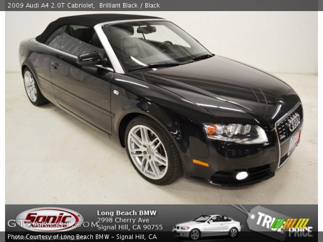 2009 Audi A4 2.0T Cabriolet in Brilliant Black