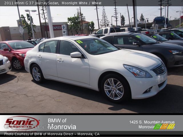 2011 Infiniti G 37 Journey Sedan in Moonlight White