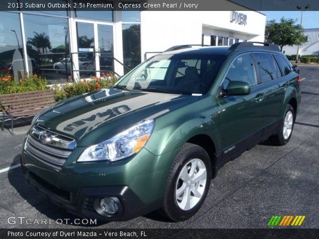 2013 Subaru Outback 2.5i Premium in Cypress Green Pearl