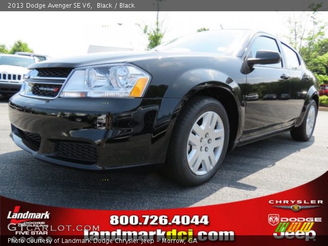 2013 Dodge Avenger SE V6 in Black
