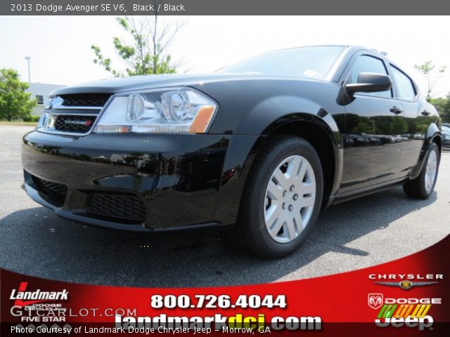 2013 Dodge Avenger SE V6 in Black