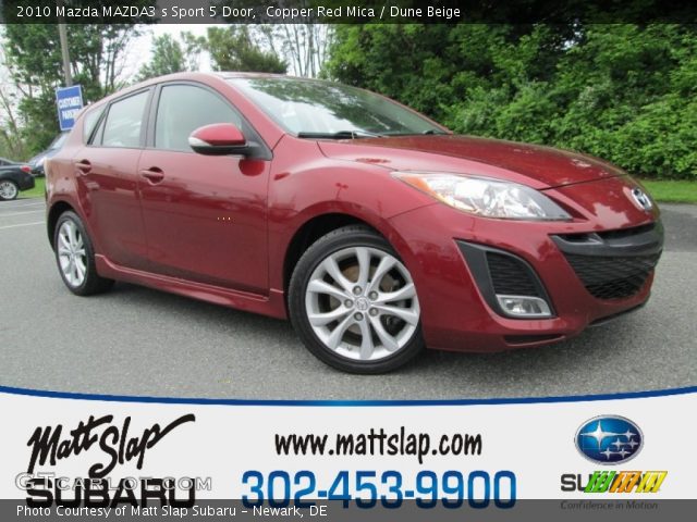 2010 Mazda MAZDA3 s Sport 5 Door in Copper Red Mica
