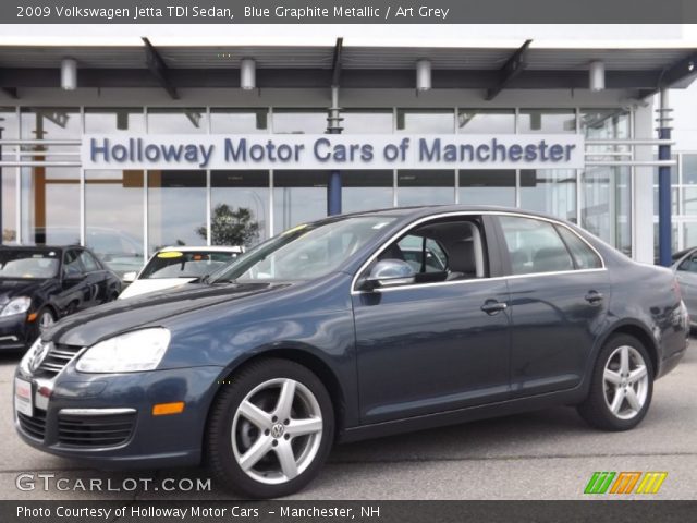 2009 Volkswagen Jetta TDI Sedan in Blue Graphite Metallic