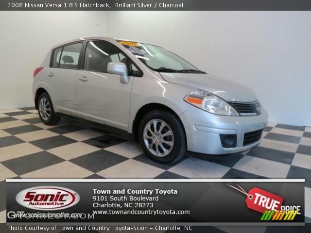 2008 Nissan Versa 1.8 S Hatchback in Brilliant Silver