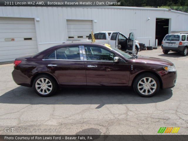 2011 Lincoln MKZ AWD in Bordeaux Reserve Metallic